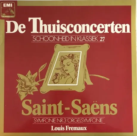 Б/У виниловая пластинка Saint-Saëns – De Thuisconcerten (Symfonie No. 3 'Orgelsymfonie')