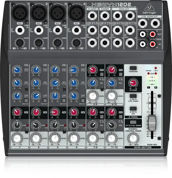 Аналоговый микшерный пульт Behringer Xenyx 1202