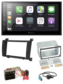 Pioneer MP3 Bluetooth DAB 2DIN USB Autoradio für Mercedes SLK R171 2004-2011