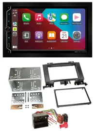 ESX 2DIN DAB USB MP3 Bluetooth Autoradio für Mercedes Sprinter ab 06 W906 VW Cra
