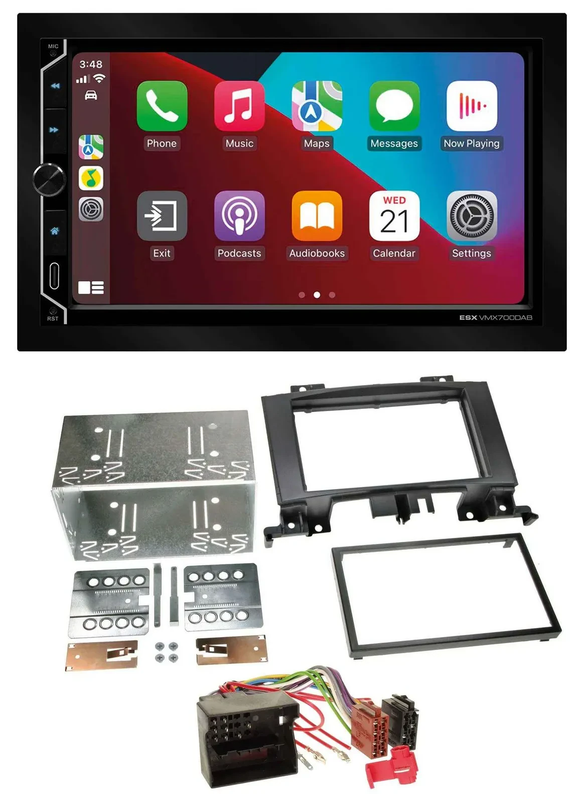 ESX 2DIN DAB USB MP3 Bluetooth Autoradio für Mercedes Sprinter ab 06 W906 VW Cra