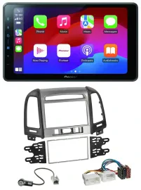 Pioneer Bluetooth 2DIN USB MP3 DAB Autoradio für Hyundai Santa Fe 3 Schalter 06-