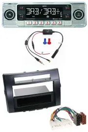Dietz DAB USB MP3 Bluetooth Autoradio für Toyota Corolla Verso 04-09 schwarz