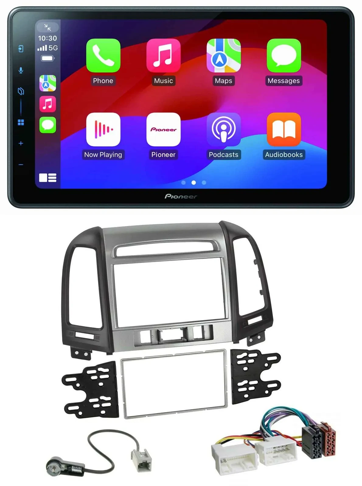 Pioneer Bluetooth 2DIN USB MP3 DAB Autoradio für Hyundai Santa Fe 3 Schalter 06-