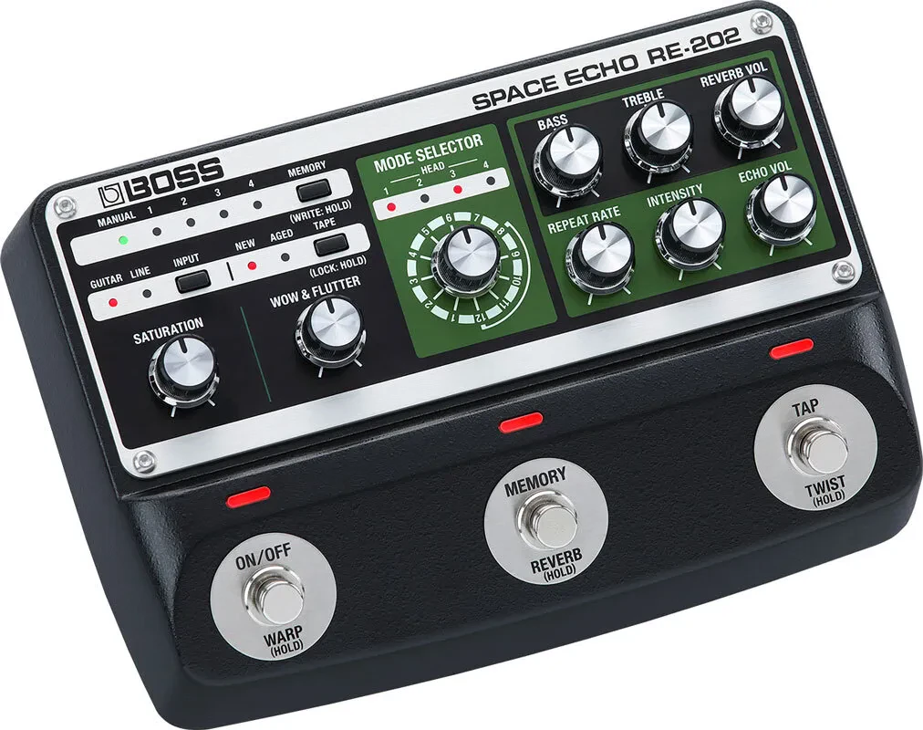 Педаль эффектов для электрогитары BOSS RE-202 Space Echo Delay