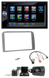 Blaupunkt 2DIN Bluetooth TMC USB Lenkrad SD Navigation für Alfa Romeo 147 GT 200