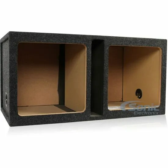 Atrend 15KDV 15" Dual Vented Square Subwoofer Enclosure for Kicker L5 & L7 Subs