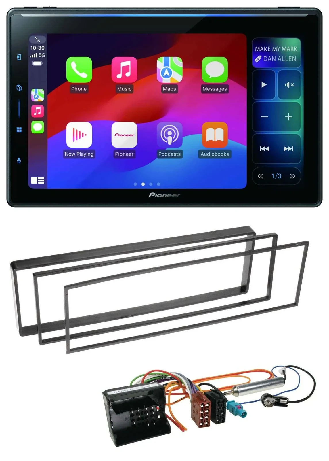 Pioneer Bluetooth DAB MP3 USB Autoradio für Peugeot 307, 1007 (2001-2009)