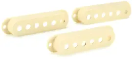 Крышка звукоснимателя Fender Road Worn Statocaster Pickup Covers Aged White (3 штуки)