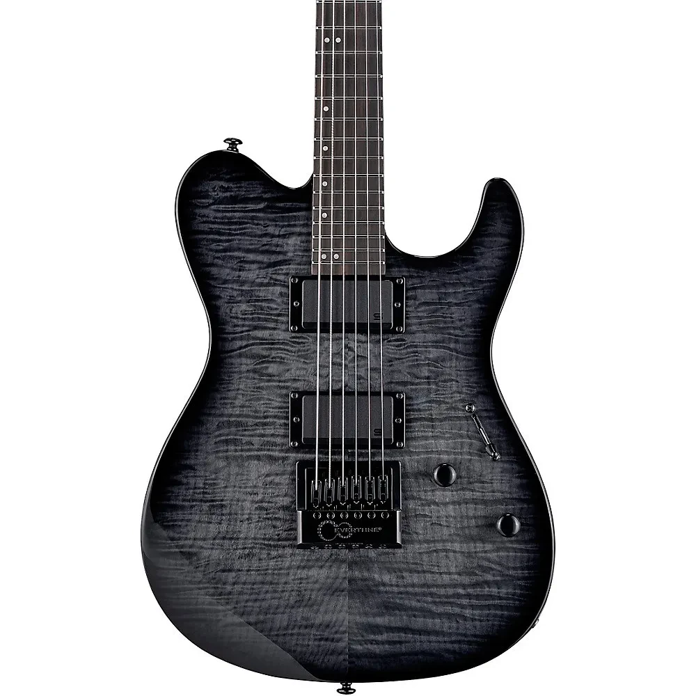 Электрогитара ESP LTD Deluxe TH-1000ET EverTune, H-H, 24 лада, See-Thru Black Sunburst