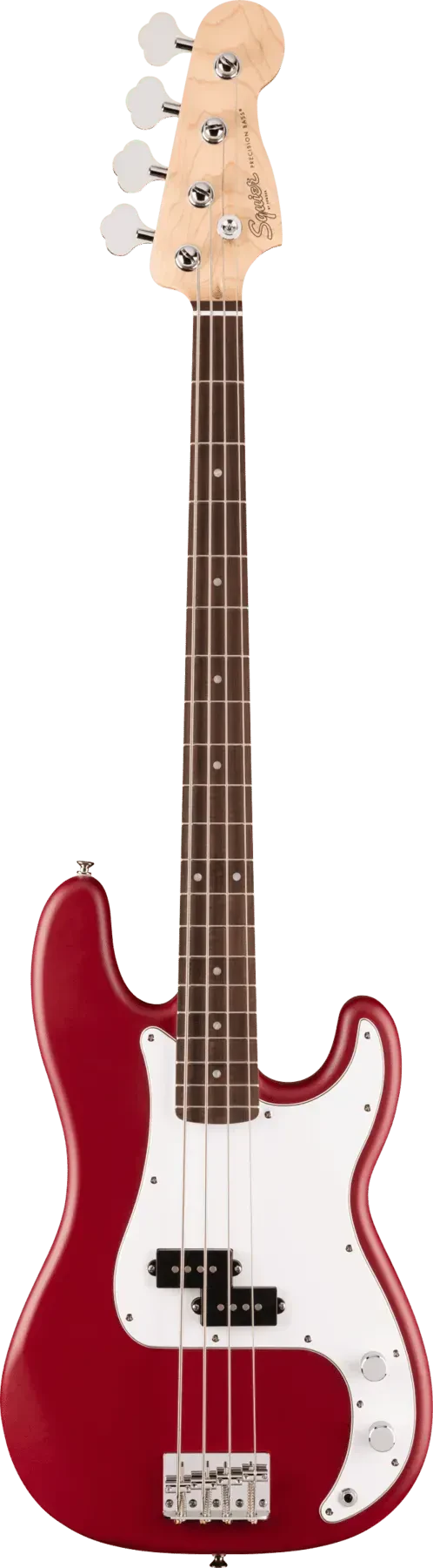 Бас-гитара Squier by Fender Debut Precision Bass, лавр, красный