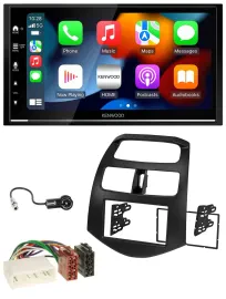 Kenwood DAB USB Bluetooth 2DIN MP3 Autoradio für Chevrolet Spark KLM 2012-2013
