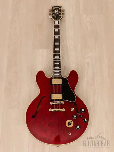 Полуакустическая электрогитара Greco SA Non-Catalog 355 Semi-Hollow 2457-Style Japan 1976 w/ Varitone & Case