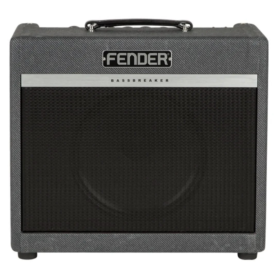 Fender Bassbreaker 120V 15 Combo Guitar Amplifier (Gray Tweed)
