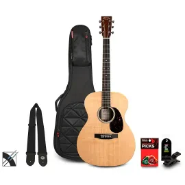 Martin X Series Special 000-X2E Spruce-Rosewood HPL A/E Guitar Pack Natural