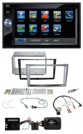 Blaupunkt SD USB TMC Bluetooth 2DIN Lenkrad Navigation für Opel Antara Astra H Z