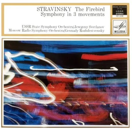 STRAVINSKY - The Firebird / Symphony In 3 Movements (LP , Used)
