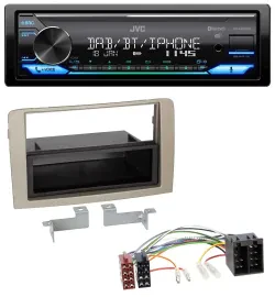 JVC Bluetooth DAB USB MP3 Autoradio für Lancia Musa (ab 2005)