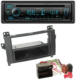 Автомагнитола Kenwood Bluetooth DAB CD MP3 USB для Mercedes B-Class (T245, 2005–2011)