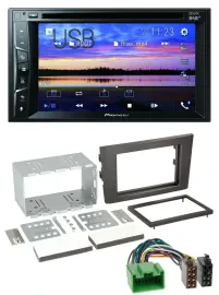 Pioneer Bluetooth 2DIN USB DVD DAB MP3 Autoradio für Volvo XC 90 07-14 16 Pin