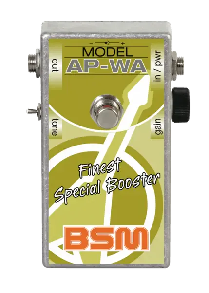 Педаль эффектов для электрогитары BSM Signature Treble Booster AP-WA