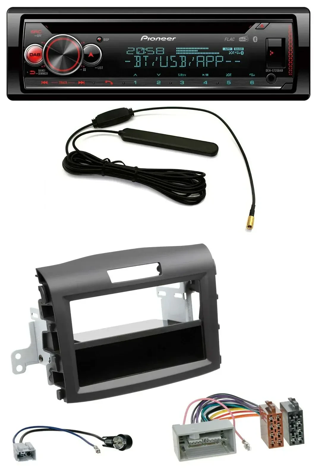 Автомагнитола для Honda CR-V (с 2013) Pioneer USB DAB MP3 Bluetooth CD