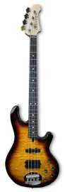 LAKLAND Skyline 44-02 Deluxe Bass, 4-String - Quilted Maple Top, Three Tone Sunb