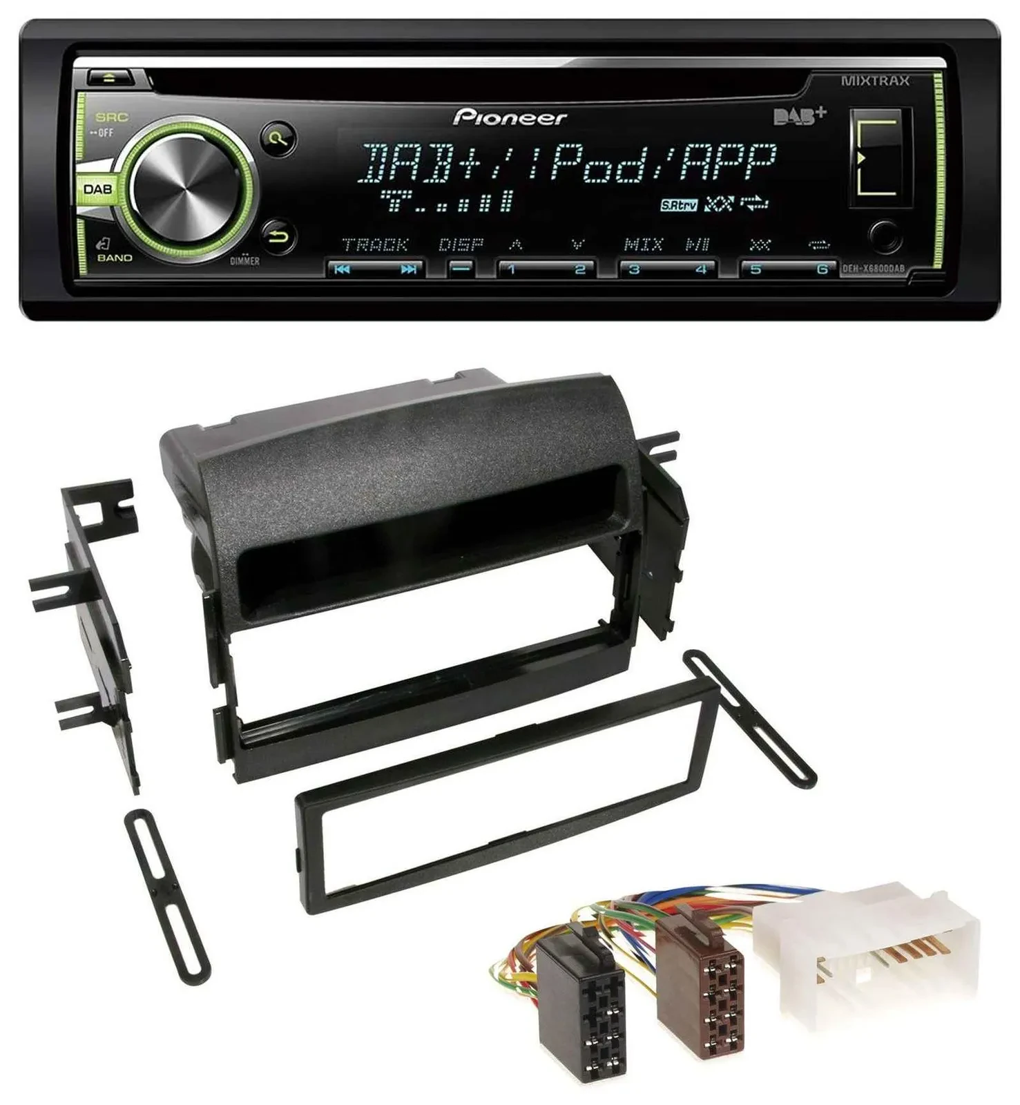 Pioneer DAB USB MP3 AUX CD Autoradio für Hyundai Sonata (NF, 2005-2008)