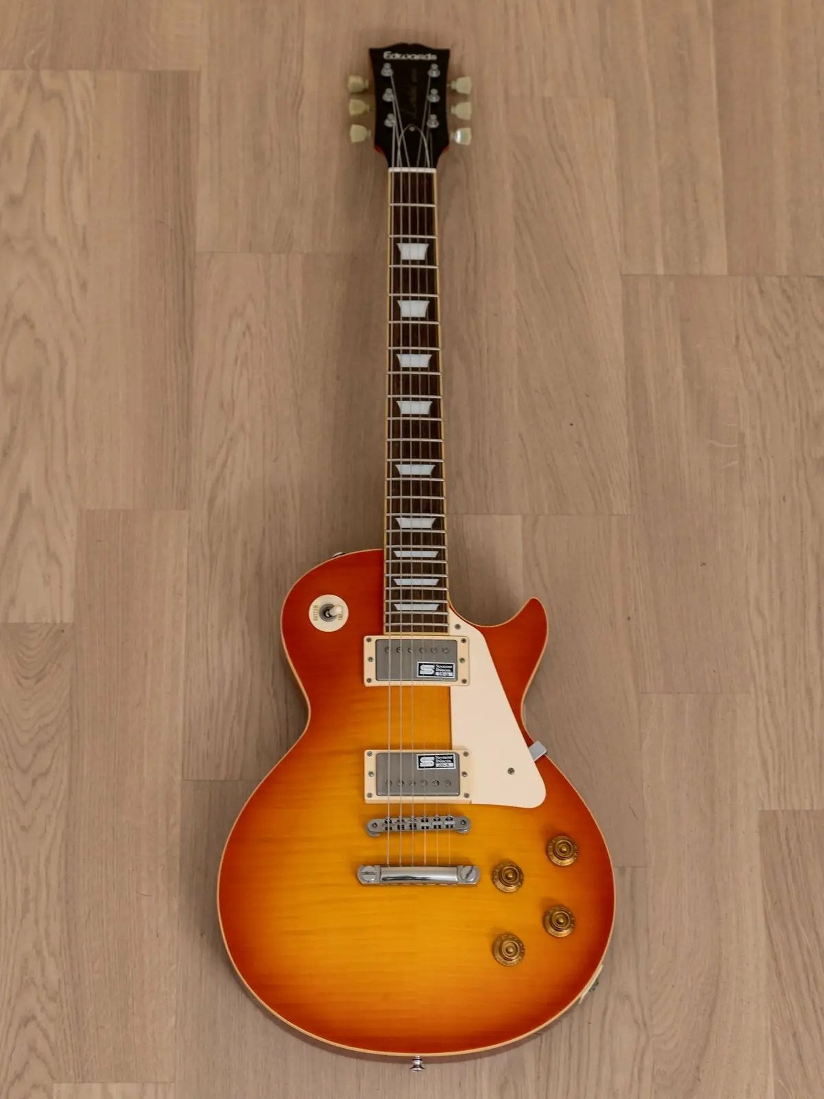Электрогитара Edwards E-LP-92SD Seymour Duncan Limited Cherry Sunburst w/gigbag Japan 2012