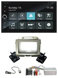 Blaupunkt 2DIN Lenkrad TMC Bluetooth USB DAB Navigation für Kia Sportage 3 2010-