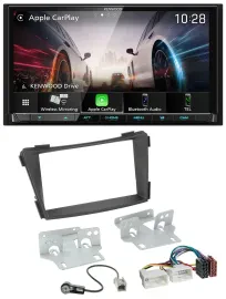 Kenwood MP3 2DIN USB DAB Bluetooth Autoradio für Hyundai i40 VF ab 2011 schwarz
