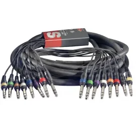 Мультикор Stagg SML5/8PS8PSE Black 5 м