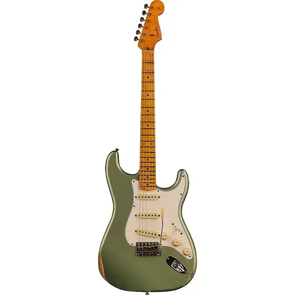 Электрогитара Fender Custom Shop LE Tomatillo Stratocaster Special Relic Faded Sage Green Metallic