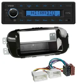 VDO AUX 1DIN MP3 USB Autoradio für Kia Soul PS ab 14 piano-schwarz