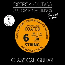 NYS44H Select Комплект струн для классической гитары 4/4, с покрытием, Ortega