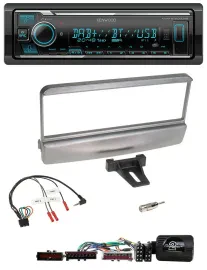 Kenwood Bluetooth Lenkrad DAB USB Autoradio für Ford Mondeo 2000-2002 silber