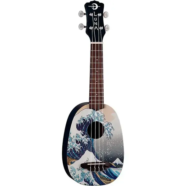 Укулеле Luna Great Wave Soprano Ukulele Mahogany with Satin Finish