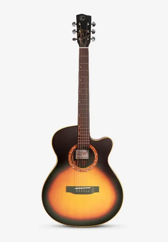 Акустическая гитара Luxars W61-SB с вырезом, санберст