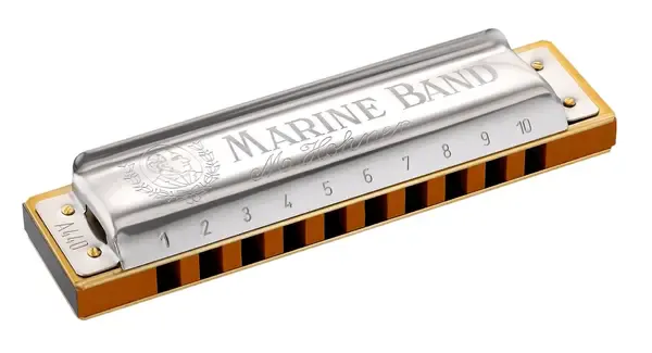 Губная гармошка диатоническая Hohner Marine Band 1896/20 G Harm Minor