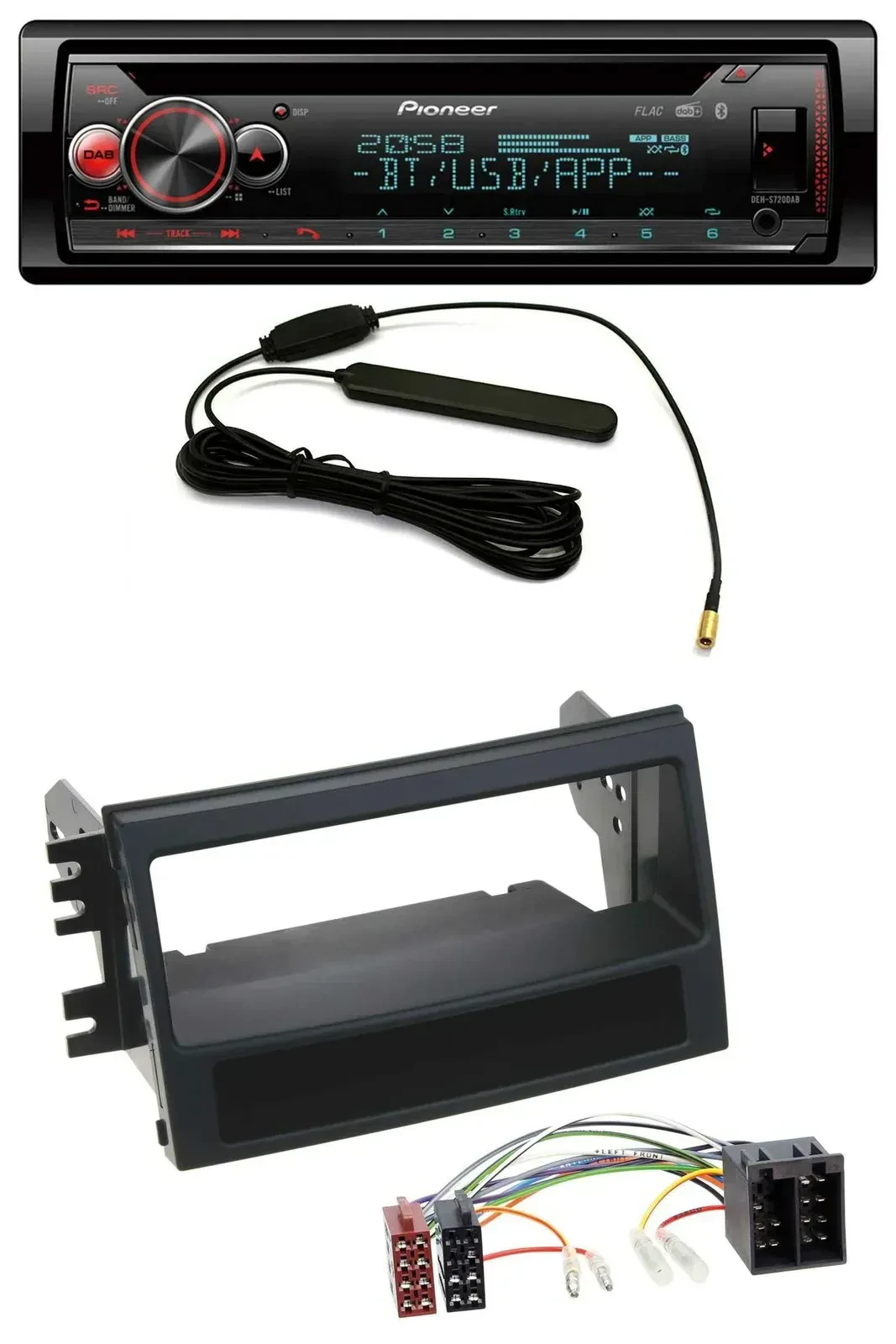 Автомагнитола для Kia Soul (AM, 2008–2011) Pioneer USB DAB MP3 Bluetooth CD