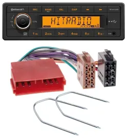 Автомагнитола Continental 1-DIN USB AUX MP3 для Citroen BX (1992–1994) и XM (1989–2000)
