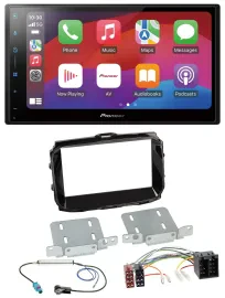 Pioneer DAB USB MP3 Bluetooth 2DIN Autoradio für Alfa Romeo ISO ab 2013 piano