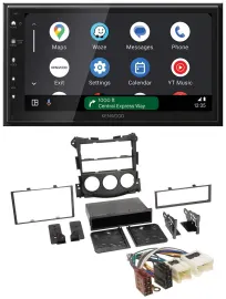 Kenwood DAB Bluetooth USB MP3 2DIN Autoradio für Nissan 370Z Coupe Roadster ab 1