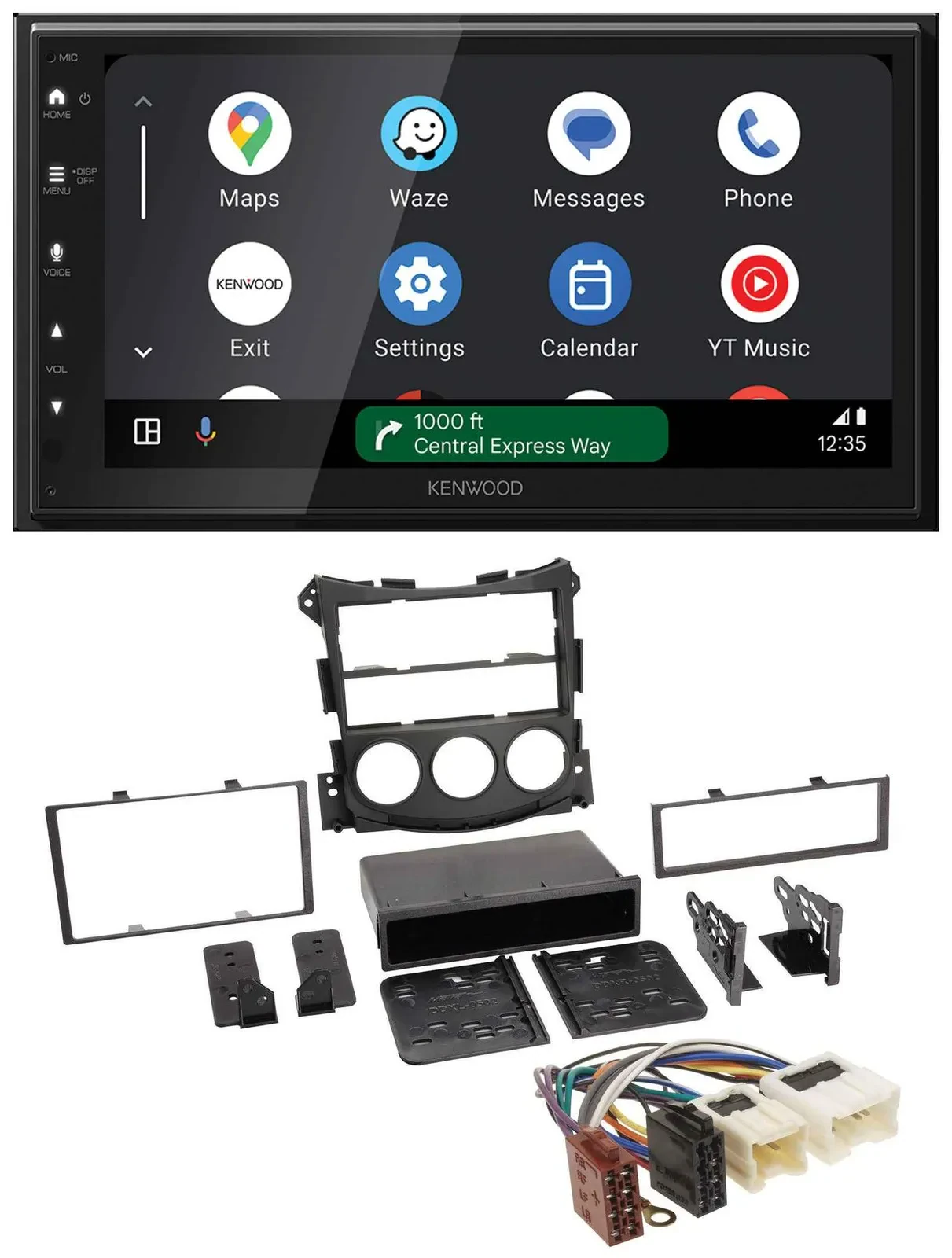 Kenwood DAB Bluetooth USB MP3 2DIN Autoradio für Nissan 370Z Coupe Roadster ab 1