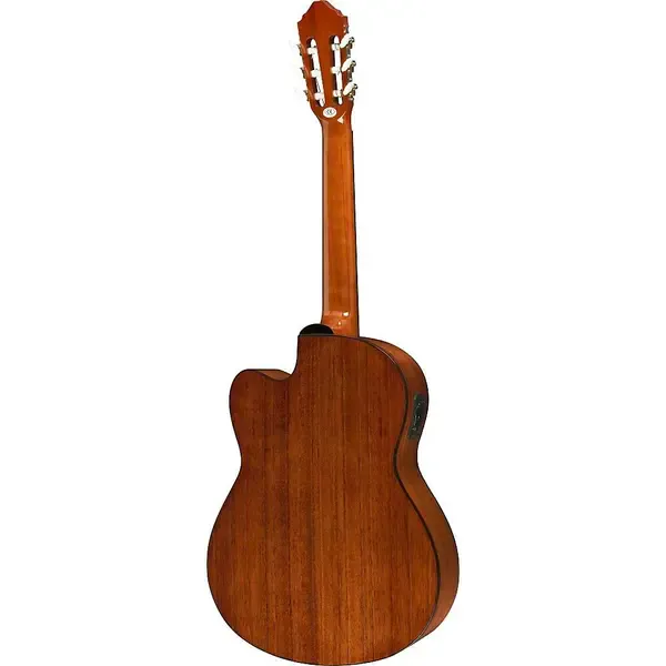 Классическая гитара с подключением Lucero LC100CE Acoustic-Electric Cutaway Classical Guitar Natural