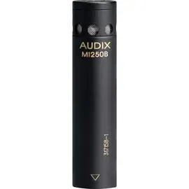 Audix M1250B-S Supercardioid Miniature Condenser Mic with 25' Cable, Black