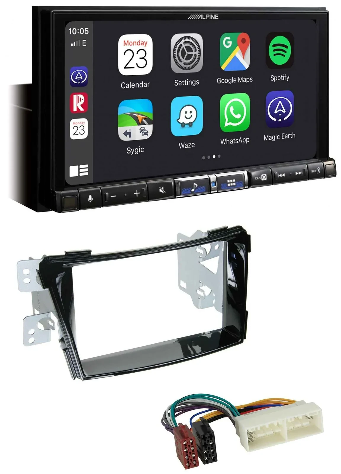 Автомагнитола для Hyundai i40 (с 2016, Typ VF) Alpine 2DIN, DAB, USB, MP3, Bluetooth