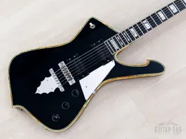 Б/У Электрогитара Ibanez PS10 Iceman черная, 1980 года выпуска, с кейсом