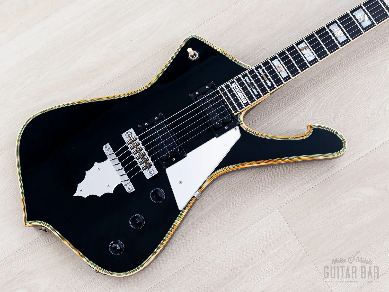 Б/У Электрогитара Ibanez PS10 Iceman черная, 1980 года выпуска, с кейсом