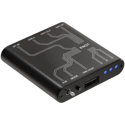 MIDI-интерфейс Intech Studio KNOT USB-MIDI хост, TRS MIDI IN/OUT